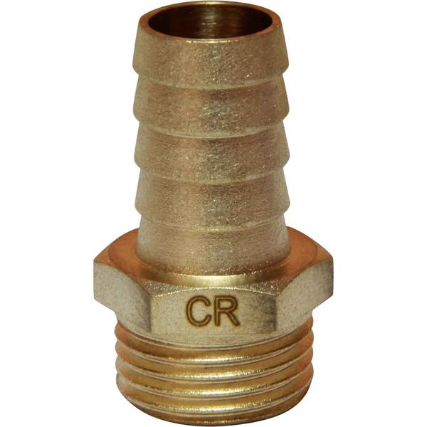 Maestrini DZR Straight Hose Tail (1/2" BSP Male to 16mm Hose) - PROTEUS MARINE STORE