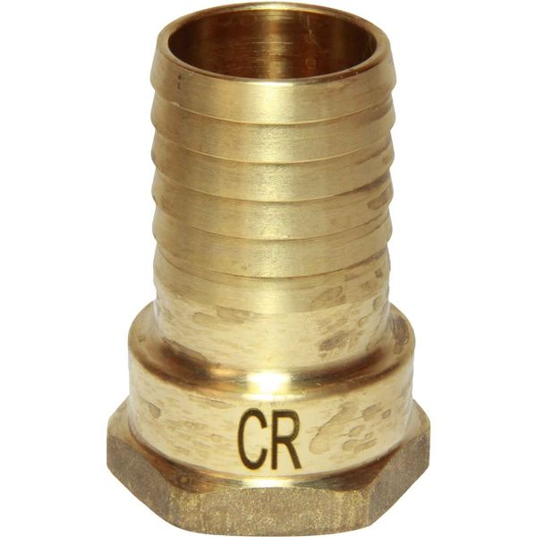 Maestrini DZR Straight Hose Tail (1" BSP Female to 30mm Hose) - PROTEUS MARINE STORE