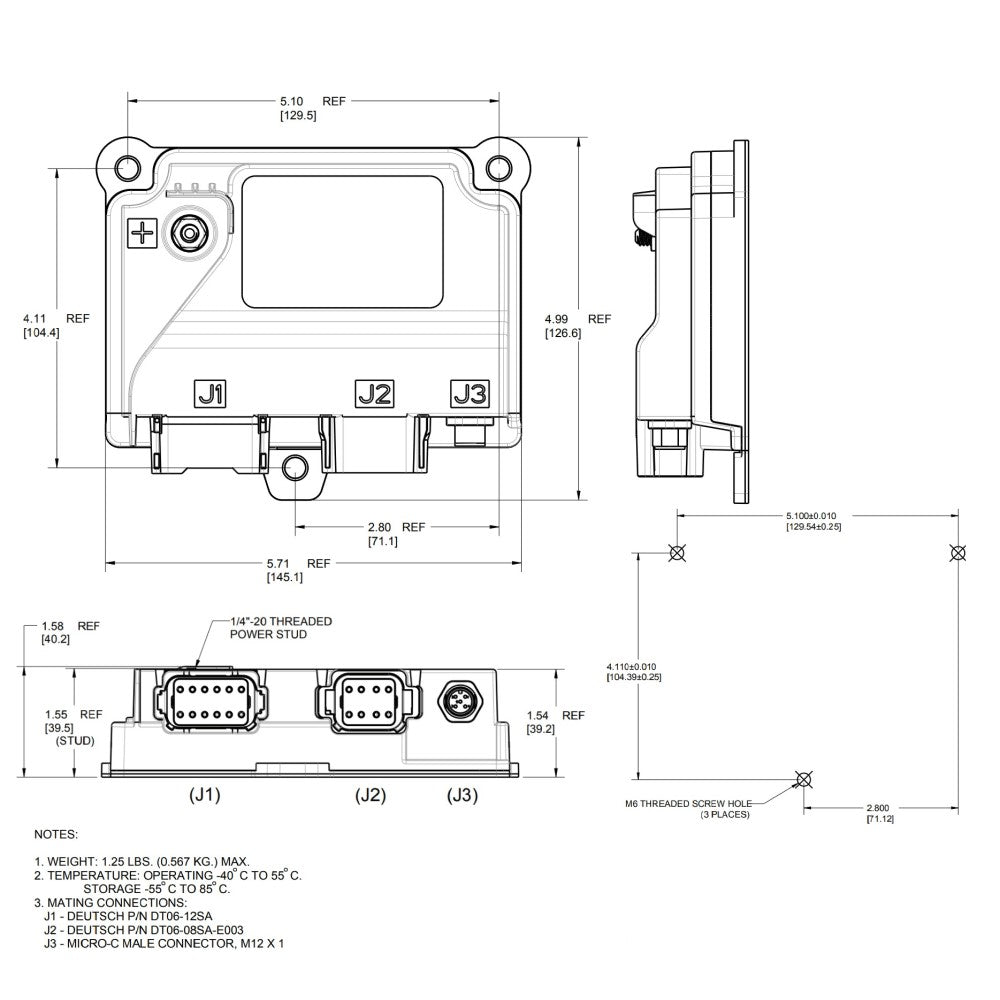 Maretron MPower CLMD12 Power Module with CLMD12, A3706 & A3707 - PROTEUS MARINE STORE