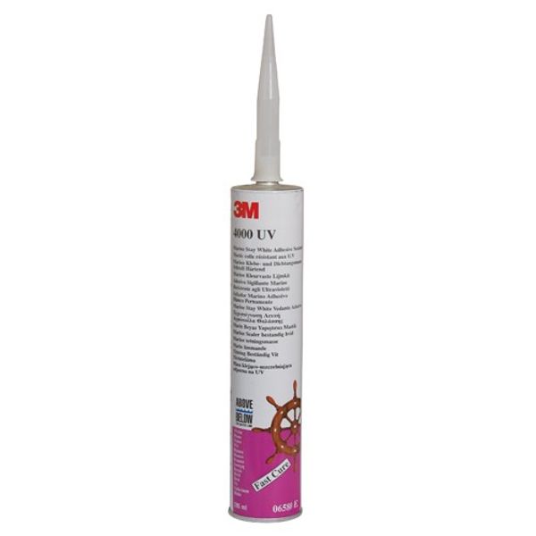 3M Marine Adhesive & Sealant Stay White 4000UV M06580E (12) - PROTEUS MARINE STORE
