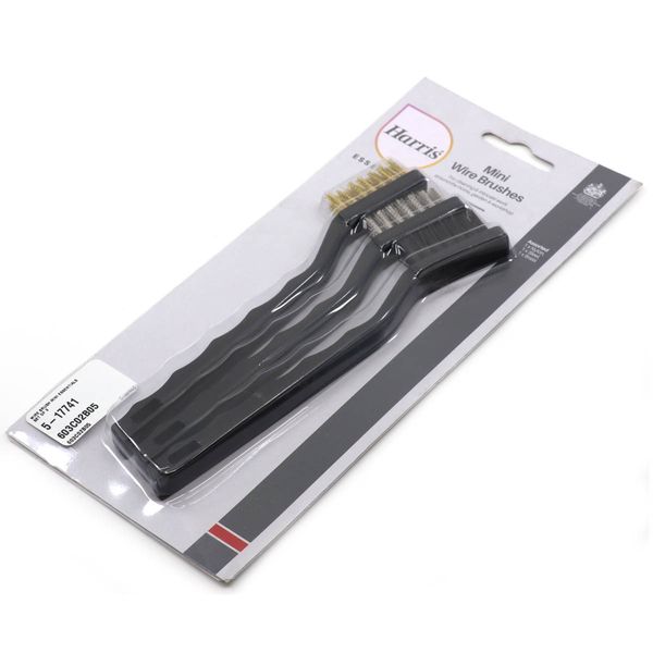 Harris Wire Brush Mini Essentials (Set Of 3) - PROTEUS MARINE STORE