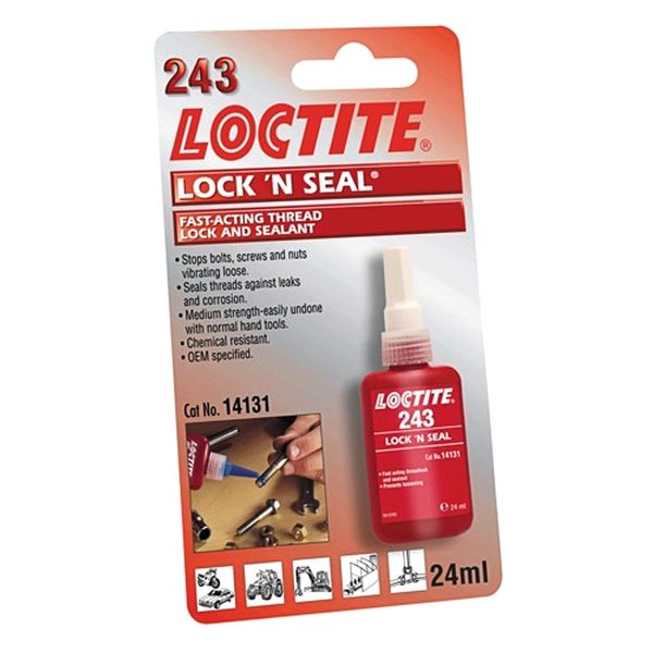 Loctite 243 Lock N Seal Bottle 24ml (Each) - PROTEUS MARINE STORE