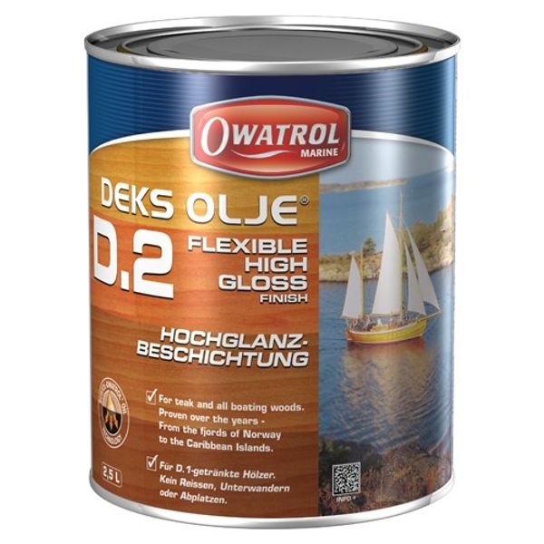 Owatrol Deks Olje D2 Oil Varnish 2.5L Each - PROTEUS MARINE STORE