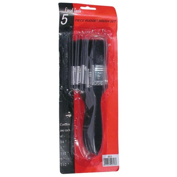 AG Budget Paint Brush Set (5 Assorted) - PROTEUS MARINE STORE
