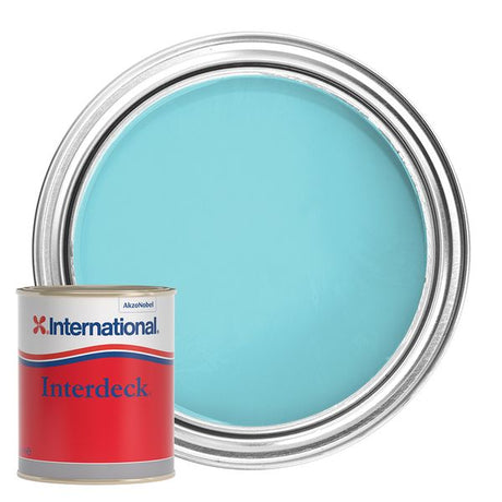 International Interdeck Slip Resistant Coating Squall Blue 750ml - PROTEUS MARINE STORE