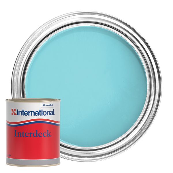 International Interdeck Slip Resistant Coating Squall Blue 750ml - PROTEUS MARINE STORE