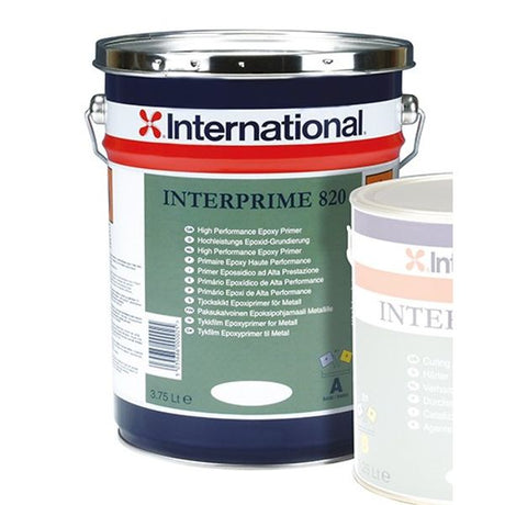 International Interprime Base 820Hb Grey 3.75L - PROTEUS MARINE STORE
