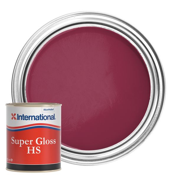 International Super Gloss HS Topcoat Lighthouse Red 750ml - PROTEUS MARINE STORE