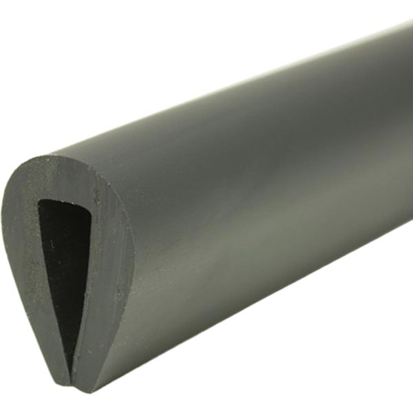 Wilks PVC 1/5 Fender U Section (9mm x 12m / Black) - PROTEUS MARINE STORE