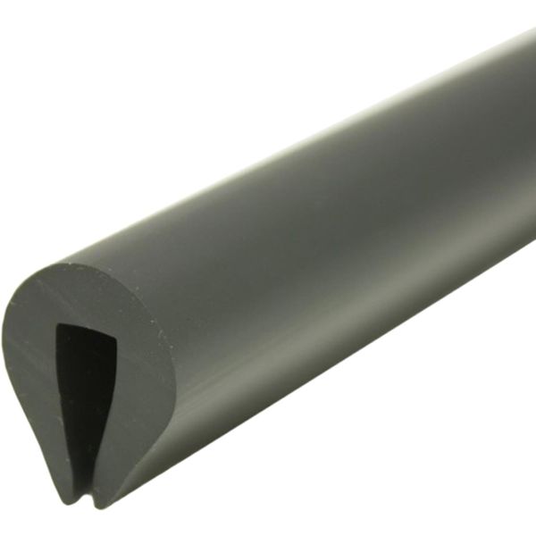 Wilks PVC 40 Fender U Section (6mm x 15m / Black) - PROTEUS MARINE STORE