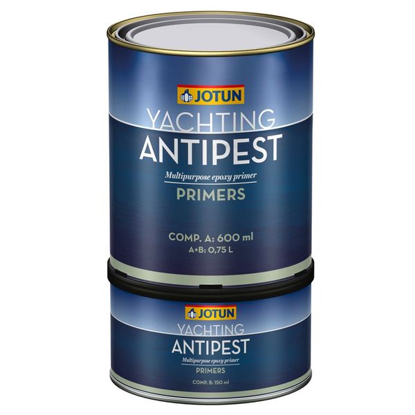 Jotun Leisure Antipest Primer Undercoat Aluminium Red Tone 1L 2-Part - PROTEUS MARINE STORE