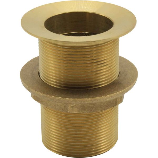 Maestrini Brass Countersunk Deck Drain (2-1/2" BSP Male) - PROTEUS MARINE STORE