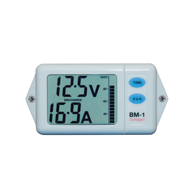 NASA Battery Monitor Compact White 24VDC - PROTEUS MARINE STORE