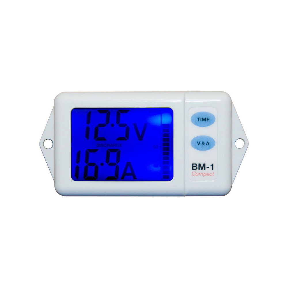 NASA Battery Monitor Compact White 12VDC - PROTEUS MARINE STORE