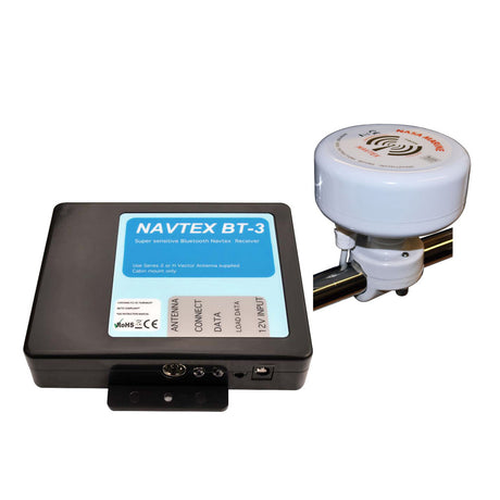 NASA BT3 Bluetooth Navtex comes with H Vector Antenna - PROTEUS MARINE STORE