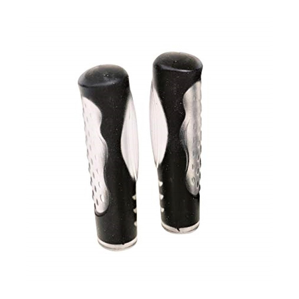 Oxford MTB Dual Density Handlebar Grips - Black/Clear - PROTEUS MARINE STORE