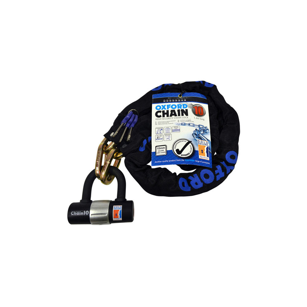 Oxford Chain 10 Chain Lock & Mini Shackle - PROTEUS MARINE STORE