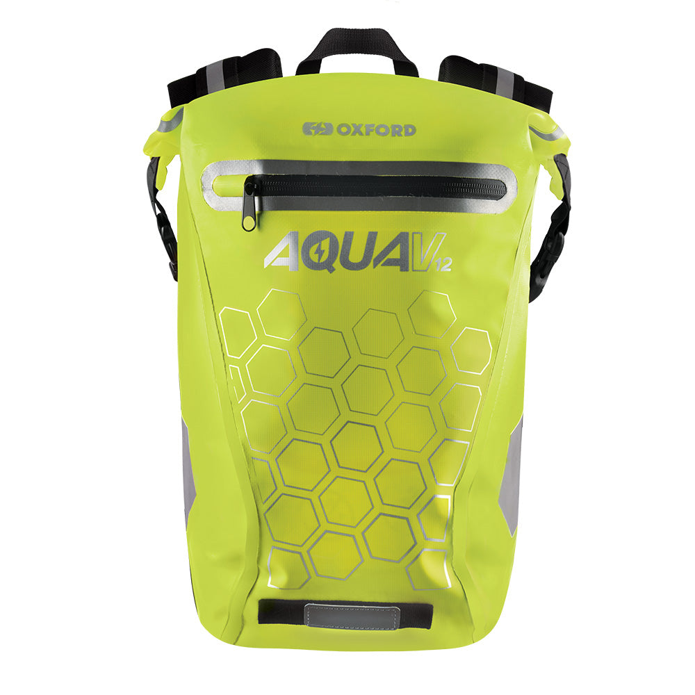 Oxford Aqua V 12 Backpack Yellow Hexagons - PROTEUS MARINE STORE