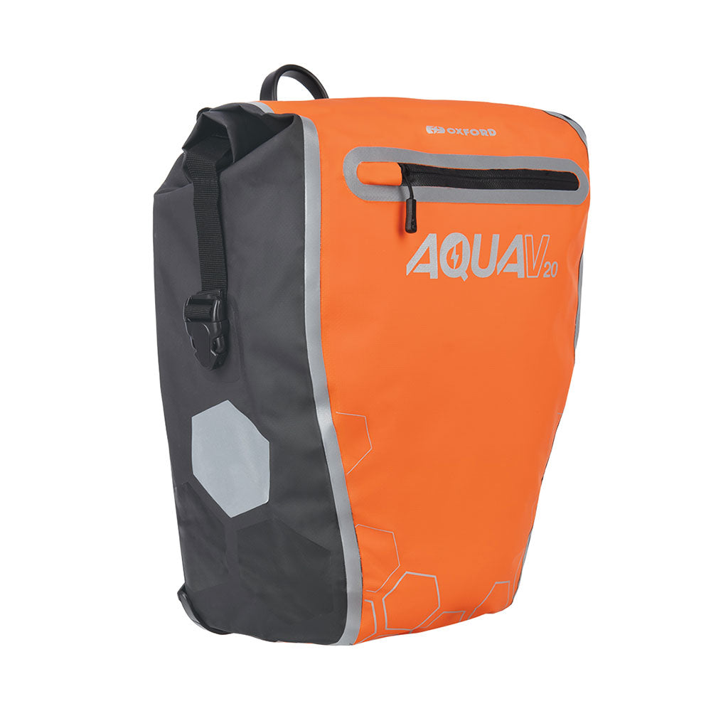 Oxford Aqua V 20 QR Single Pannier - Orange - PROTEUS MARINE STORE