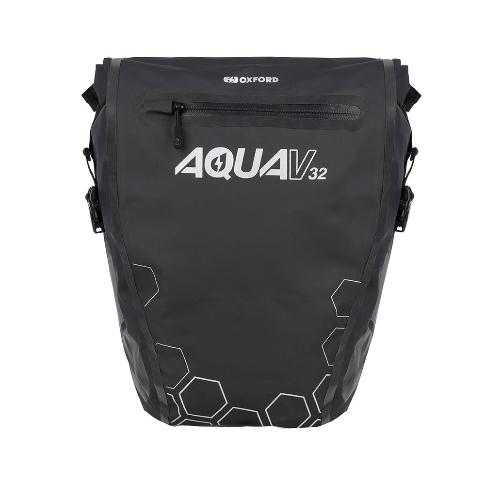 Oxford Aqua V 32 QR Double Pannier - Black - PROTEUS MARINE STORE