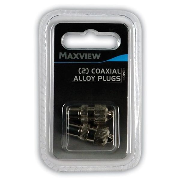 Maxview TV / FM Coaxial Alloy Plugs - PROTEUS MARINE STORE