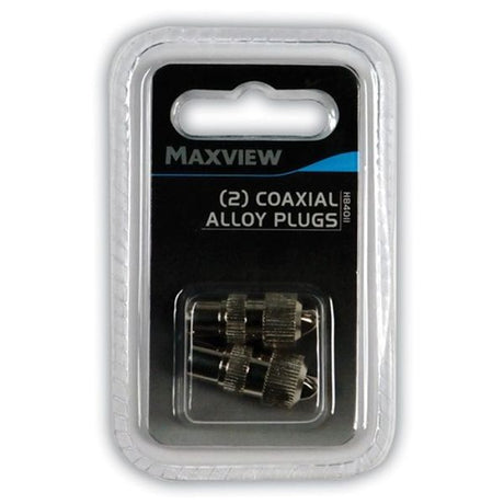 Maxview TV / FM Coaxial Alloy Plugs - PROTEUS MARINE STORE