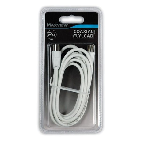 Maxview Flylead 2m Coaxial with Back/Back Connections - PROTEUS MARINE STORE