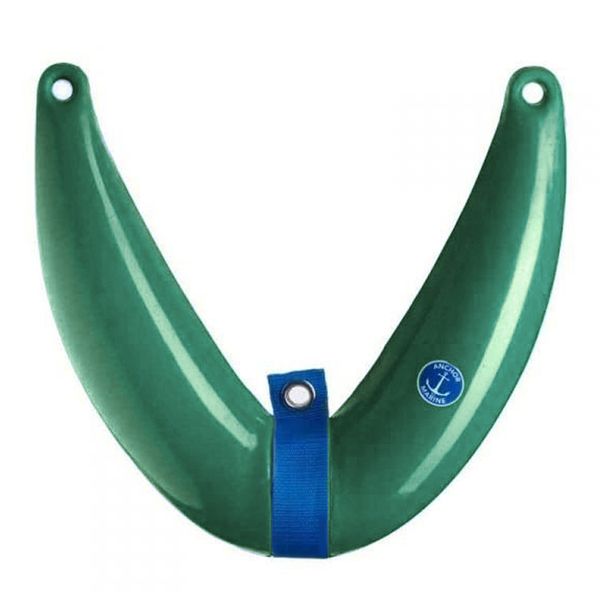 Anchor Bow Fender (28 x 10 x 38cm / Racing Green) - PROTEUS MARINE STORE