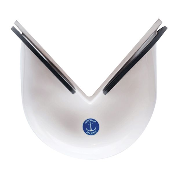 Anchor Corner Fender (16 x 14 x 11cm / White) - PROTEUS MARINE STORE