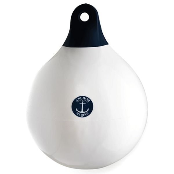 Anchor HD Ball Float (52 x 40cm / White) - PROTEUS MARINE STORE