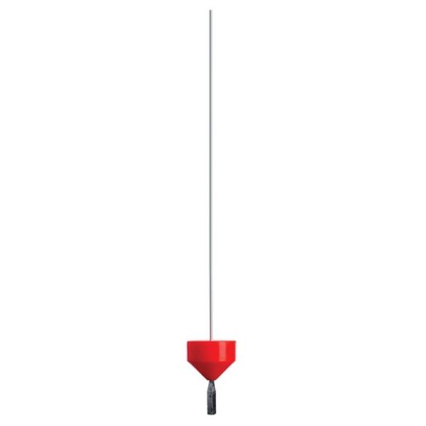 Anchor Pick-Up Marker Buoy with Mast (1.6m x 13cm / Signal Orange) - PROTEUS MARINE STORE