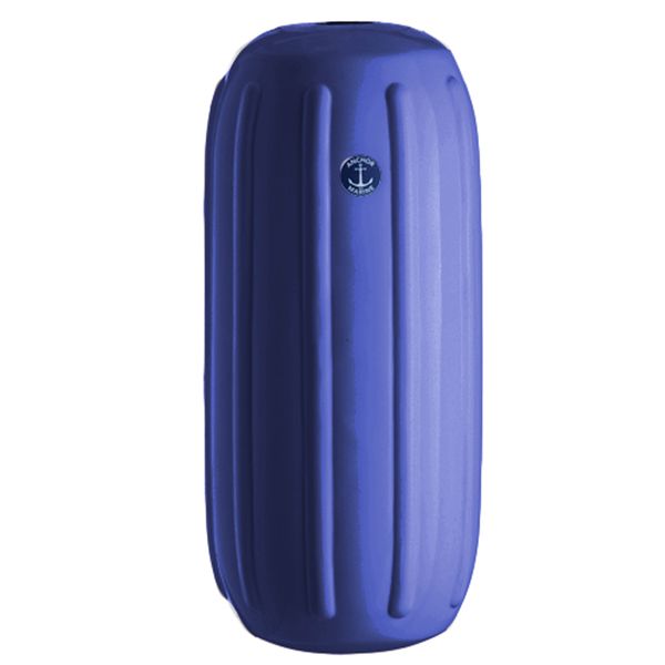 Anchor Ribbed Thru-Line Fender (45 x 23cm / Navy) - PROTEUS MARINE STORE