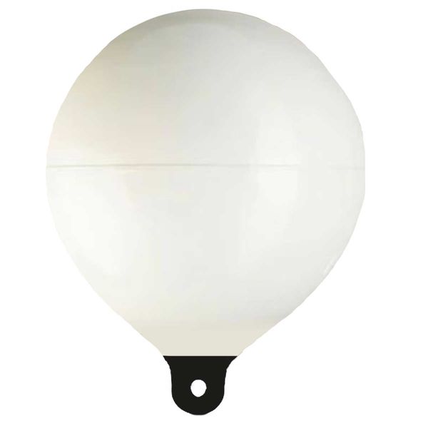 Norfloat Heavy Duty Marker Buoy A1 (32cm Dia / White) - PROTEUS MARINE STORE