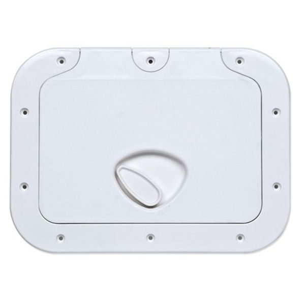 Trem Hinged Inspection Hatch White 375 x 270mm - PROTEUS MARINE STORE