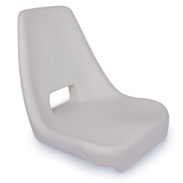 Trem White Fixed Helm Seat - PROTEUS MARINE STORE