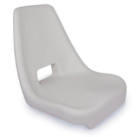 Trem White Fixed Helm Seat - PROTEUS MARINE STORE
