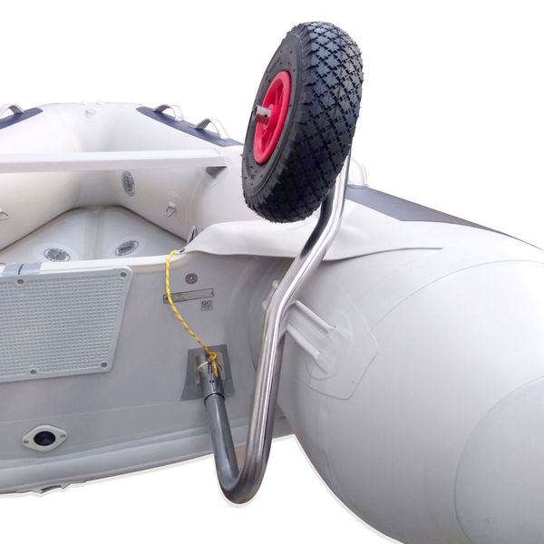 Trem Stainless Steel Launch Wheels for Honda Inflatables (Pair) - PROTEUS MARINE STORE