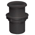 Can Drain Socket 25mm Diameter x 62mm Large Black Plastic - PROTEUS MARINE STORE