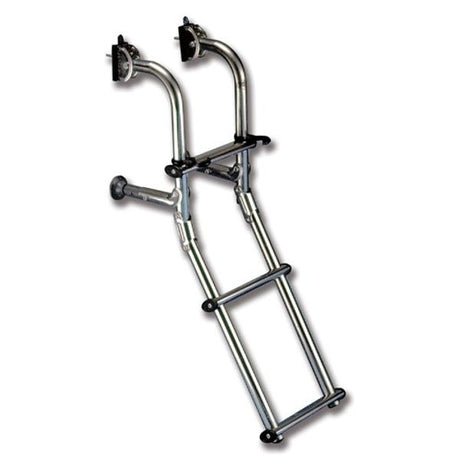 Trem 3 Step SS Bolt On Boarding Ladder 22 x 74cm - PROTEUS MARINE STORE