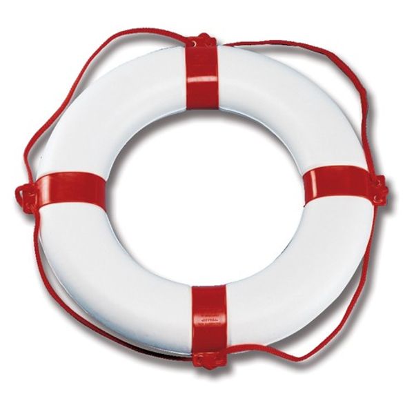 Trem Red/White Ring Lifebuoy 60cm - PROTEUS MARINE STORE