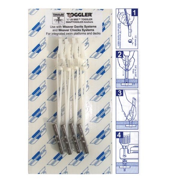 Weaver Toggle Fasteners for Davit Heads - PROTEUS MARINE STORE