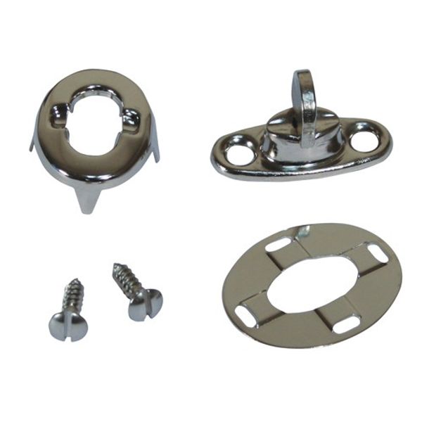 AG Turn button Kit Screwfix 6mm Nickel Plated x 5 Sets/Kit - PROTEUS MARINE STORE