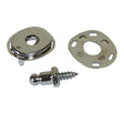 AG Lift-The-Dot Kit Woodscrew/Fabric DBL Nickel Plated x 5 Sets/Kit - PROTEUS MARINE STORE