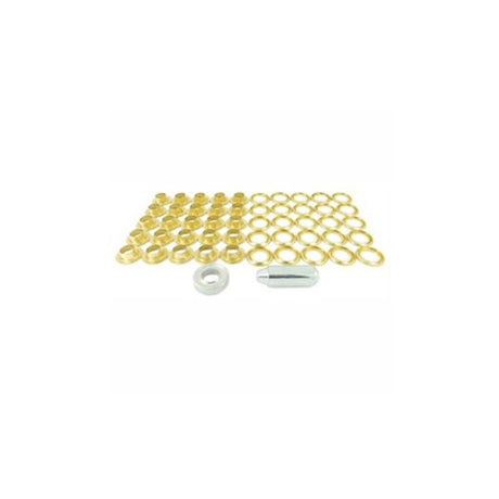 AG Eyelet Kit with Tools Brass 7/16" ID x 25 Sets/Kit - PROTEUS MARINE STORE
