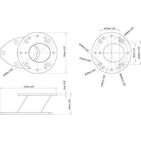 Scanstrut DPT-C-PLATE-01 Camera Mounting Plate for PowerTower - PROTEUS MARINE STORE