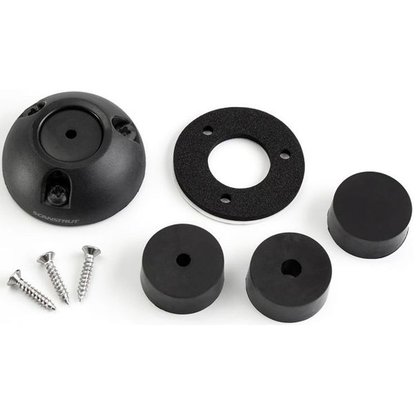 Scanstrut DS21B-P-BLK Plastic Cable Gland Deck Seal (9mm-14mm / Black) - PROTEUS MARINE STORE