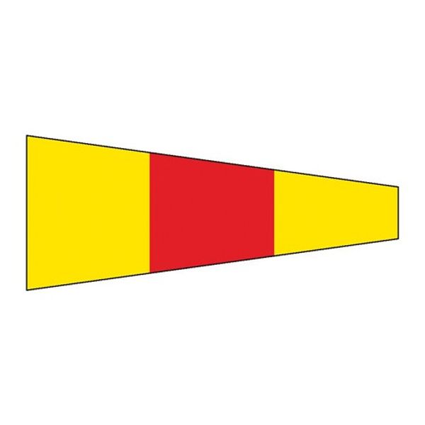 Flag International Code Signal 0 (30 x 45cm) - PROTEUS MARINE STORE