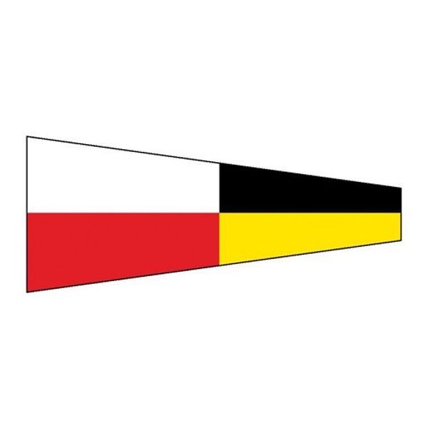 Flag International Code Signal 9 (30 x 45cm) - PROTEUS MARINE STORE