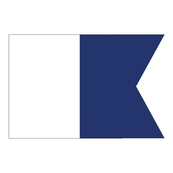 Flag International Code Signal A (30 x 45cm) - PROTEUS MARINE STORE