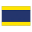Flag International Code Signal D (30 x 45cm) - PROTEUS MARINE STORE